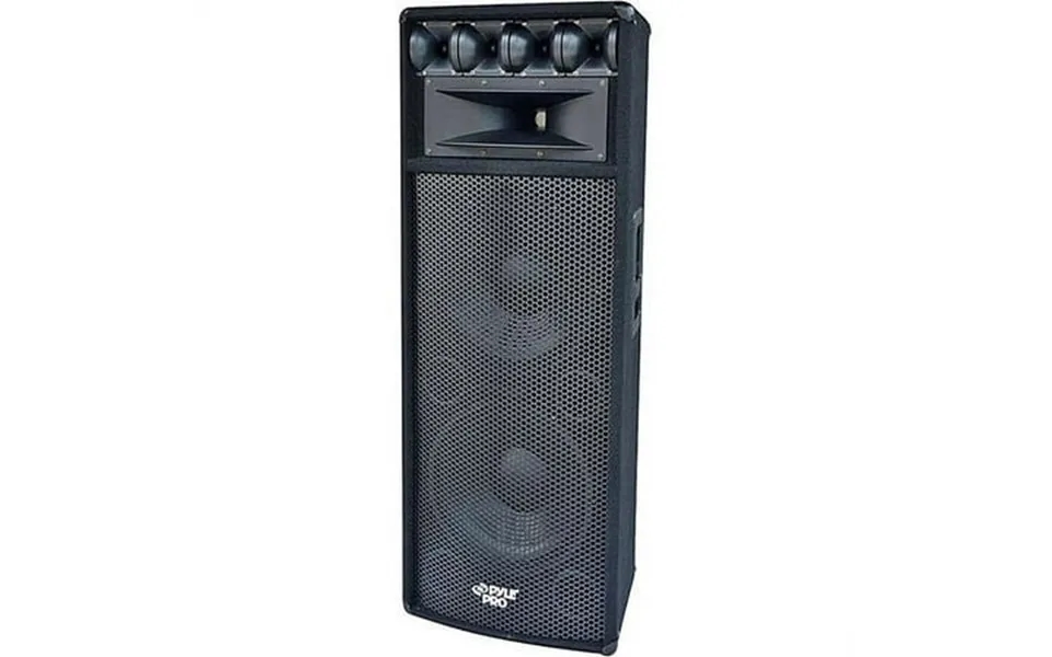 Pyle 1600w Heavy Duty Outdoor 7 Way Pa Loud-speaker Cabinet W Dual 12 Woofers