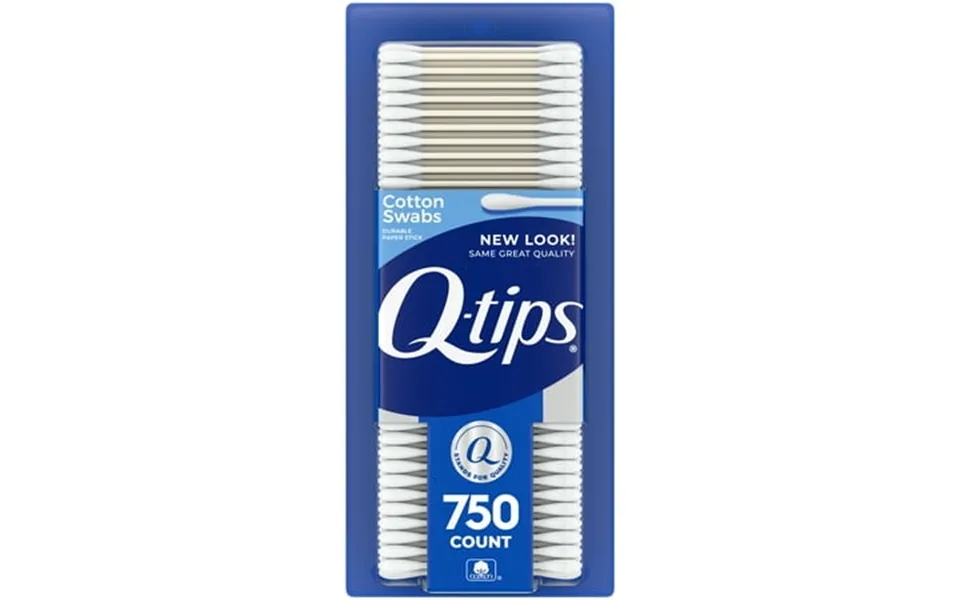 Q-tips Cotton Swabs Original For Home First Aid And Beauty 100% Cotton 750 Count