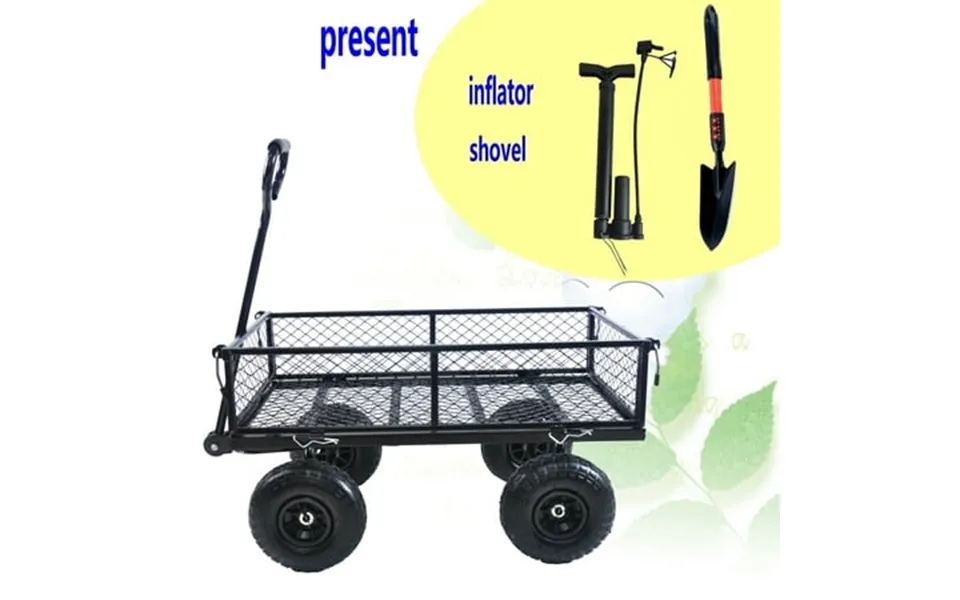 Qdxfl Wagon Cart Garden Cart Trucks Make It Easier To Transport Firewood Tc1840bkg
