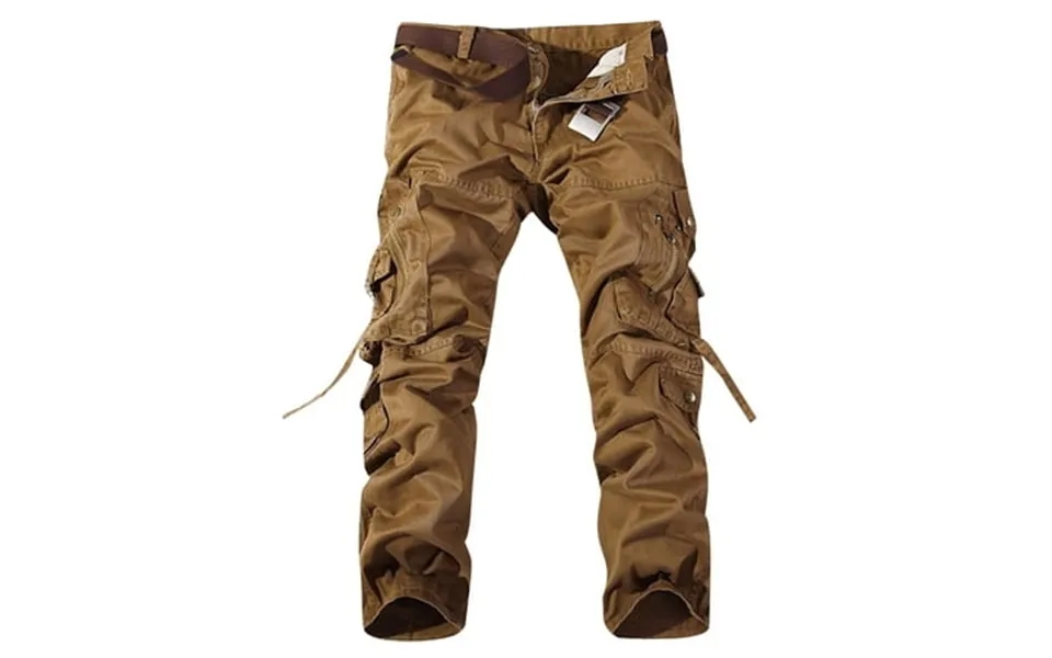 Qenging Camo Pants For Men Loose Multi-pocket Washed Overalls Outdoor Casual Trousers Xl Deals Clearance
