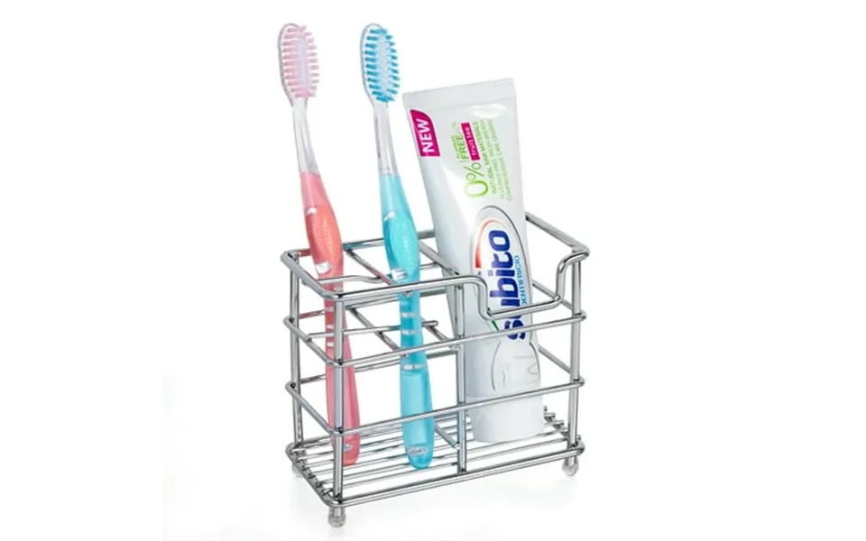 Qishi Stainless Steel Hygienic Bathroom Toothbrush Holder