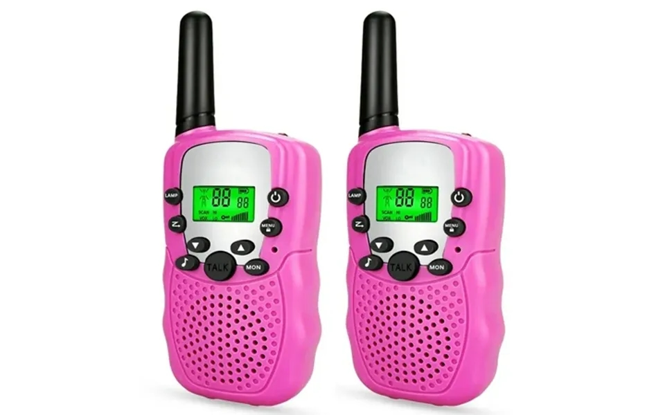 Qishi Walkie Talkies For Kids Toys For 3-12 Year Old Boys Girls 22 Channels 2 Way Radio Toy With Backlit Lcd Flashlight