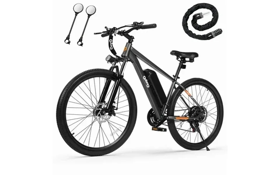Qlife Electric Bike For Adults - 21-speed Mountain Lightweight Ebike With Peak 750w 20mph Brushless Motor 375wh Removabl