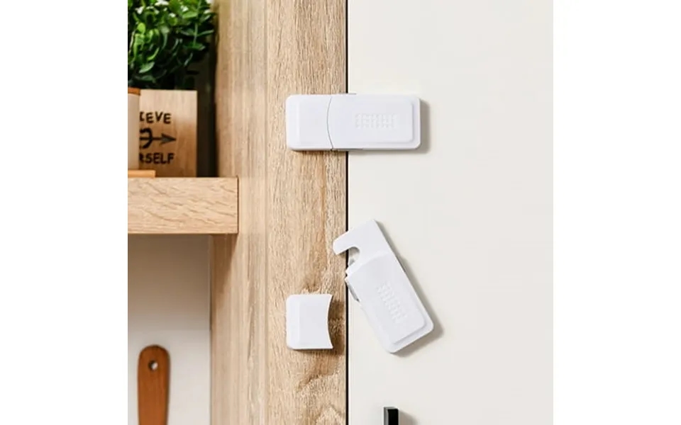 Qlouni Baby Safety Locks For Cabinets And Drawers Baby Proofing 3m Adhesive Latches For Toilet Fridge Oven 5 Packs