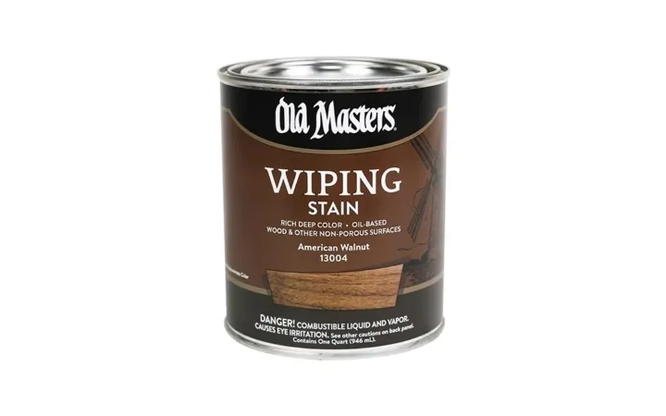 Qt Old Masters 13004 American Walnut Old Masters Oil-based Wiping Stain