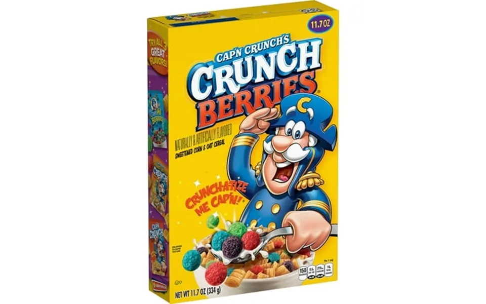 Quaker Captain Crunchberries Cereal 11.7 Oz Pack Of 24