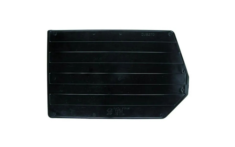 Quantum Storage Systems Black Plastic Bin Divider For Use With Qus270 Pack Of 6 Polypropylene Made In Usa 1 Pk