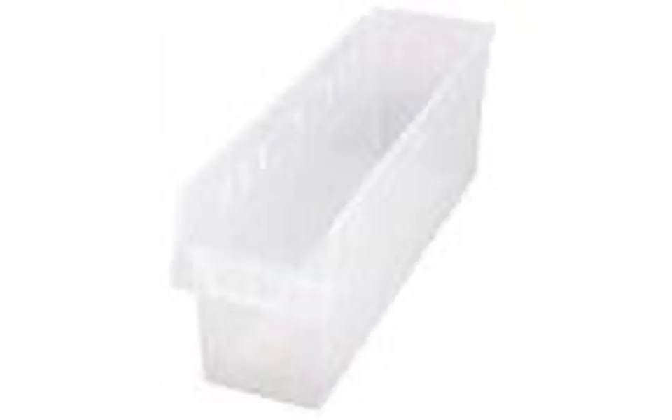 Quantum Storage Systems Shelf Bin Clear Polypropylene 8 In Qsb806cl