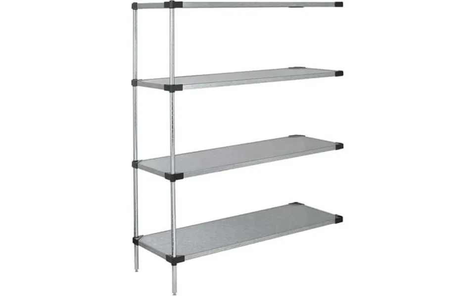 Quantum Storage Systems Shelving Unit Solid In Carbon Steel Material Galvanized Color