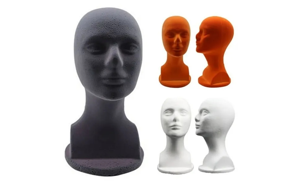 Queroig Female Foam Head Mold Wig Hat Headwear Display Model Styling Salon Mannequin