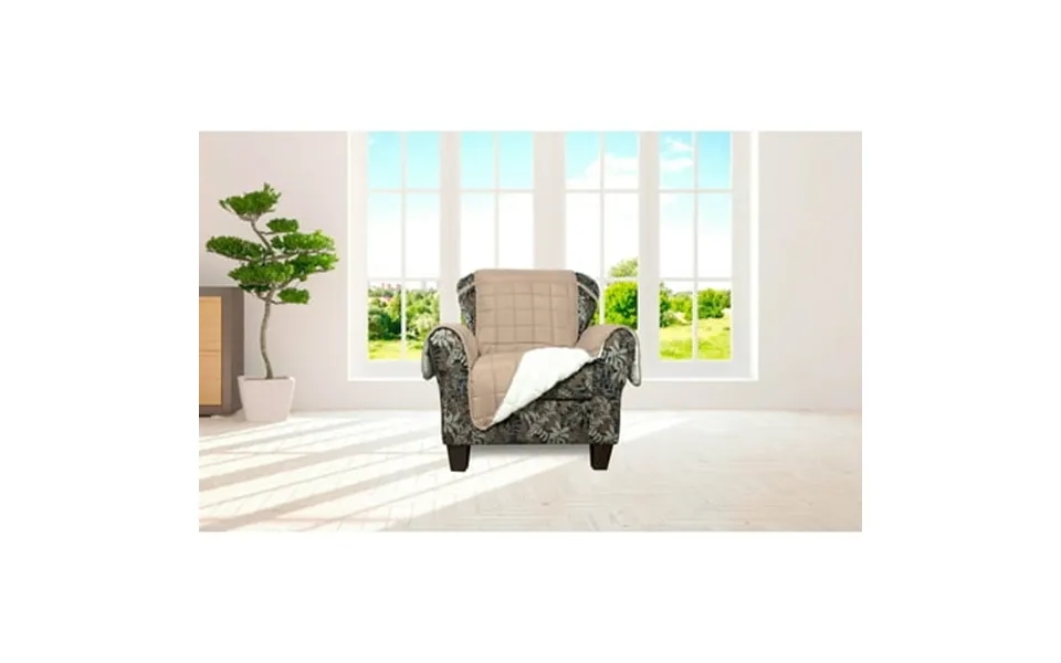Quick Fit Chair Pet-friendly Slipcovers Solid Polyester Slipcovers Taupe
