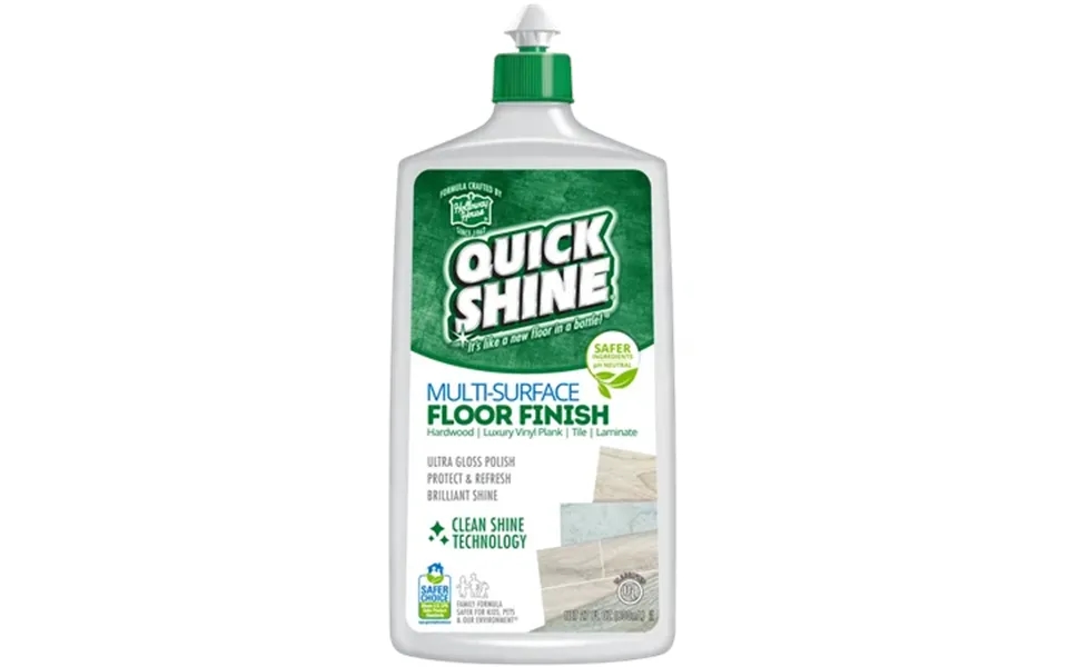 Quick Shine Multi-surface Floor Finish Pfas-free Formula All Purpose Household Floor Polish 27 Fl Oz