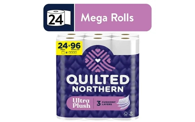 Quilted Northern Ultra Plush 3-ply Toilet Paper 24 Mega Rolls product image