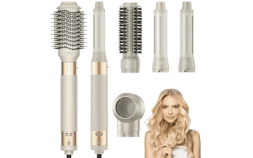 Raccomb 5-in-1 Brushless Hair Dryer & Styler With Negative Ion Technology