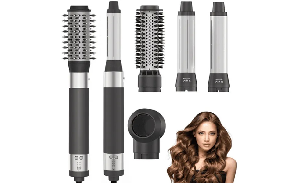 Raccomb High Speed Hair Dryer Brush 5 In 1 Blow Dryer Brush With Negative Ion - Rotating Hair Dryer Brush 110000 Rpm For