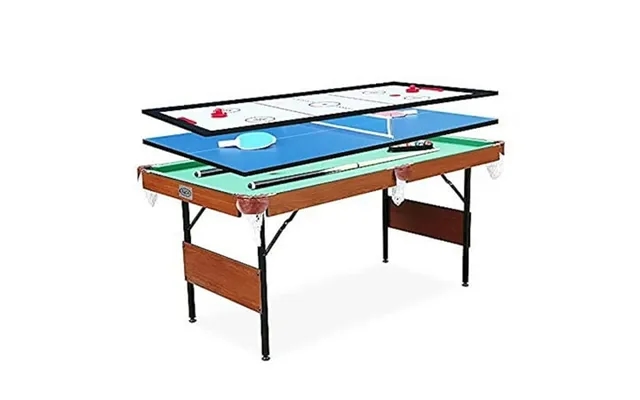 Rack Crux 55 In Folding Billiard Pool Table Green 3-in-1 Multi Game product image
