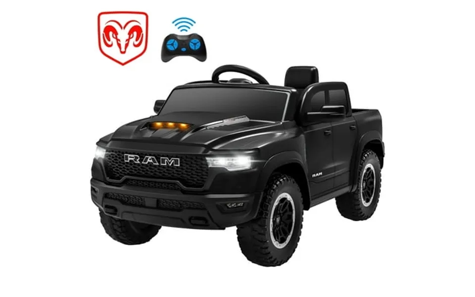 Ram 1500 Ride On Truck Cars 12v Powered Ride On Toys With Remote Control 4 Wheel Suspension Electric Cars For 3-5 Yrs Bo