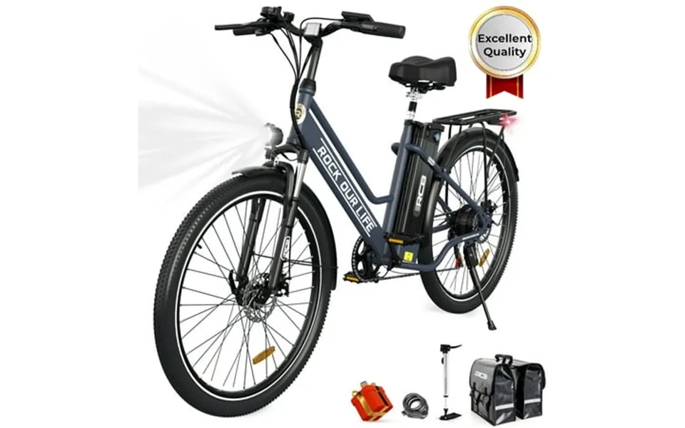 Rcb Electric Bike 26 500 W Motor 36v 12 Ah Removable Battery Electric Bicycle E-bike Up To 56 Miles For Women