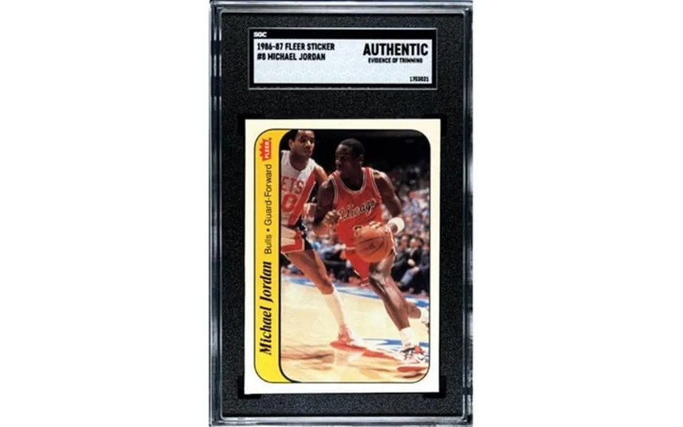 Rdb Holdings & Consulting Ctbl-040294 Michael Jordan 1986-87 Fleer Sticker Rookie Card - Rc No