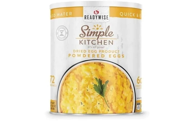 Readywise Dried Powdered Eggs Shelf Stable 72 Servings Delivery Can product image