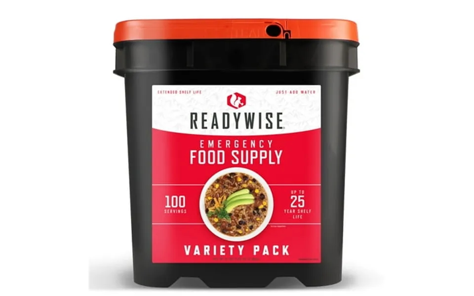 Readywise Prep Storage Meal For Backpacking And Camping 100 Serving Emergency Food Supply Bucket