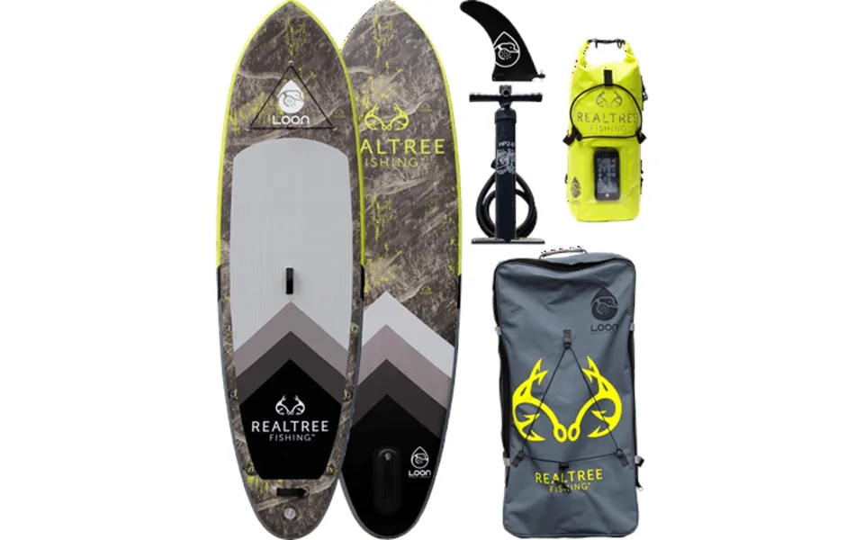 Realtree Fishing Hi-viz Feather Light 10 8 Inflatable Paddle Board