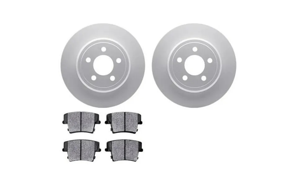 Rear Brake Pad And Rotor Kit - Compatible With 2018