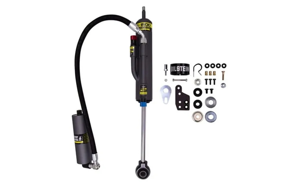 Rear Passenger Side Monotube Bypass Body Double Adjustable Shock Absorber For Toyota Fj Cruiser 2007-2014 Black And Chro