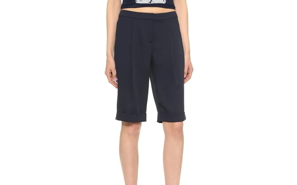 Rebecca Minkoff Women S Nathan Boyfriend Shorts 6 Navy Blue