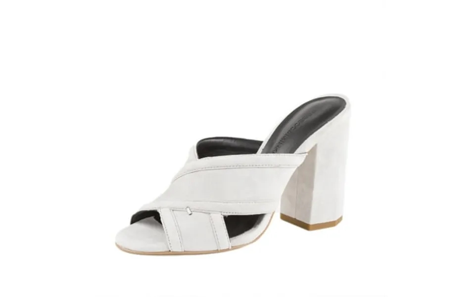 Rebecca Minkoff Women S Ryann Suede Slide Sandals Us 5 Vapor