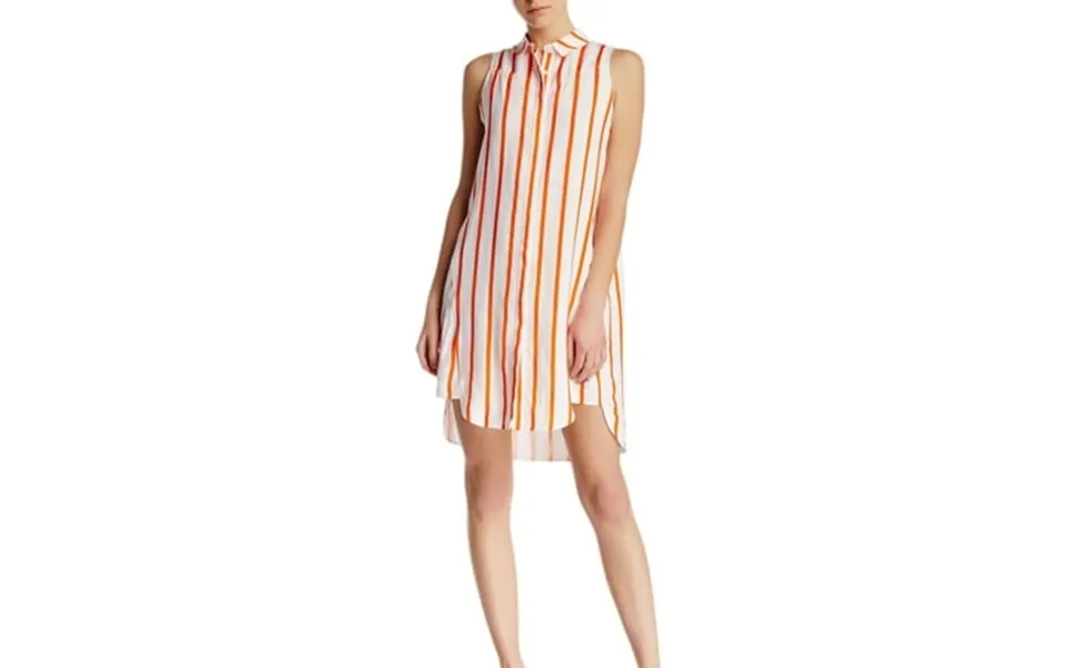 Rebecca Minkoff Women S Striped Aria Dress X-small White & Persimmon