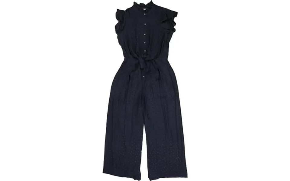 Rebecca Taylor Womens Silk Jumpsuit Blue 0