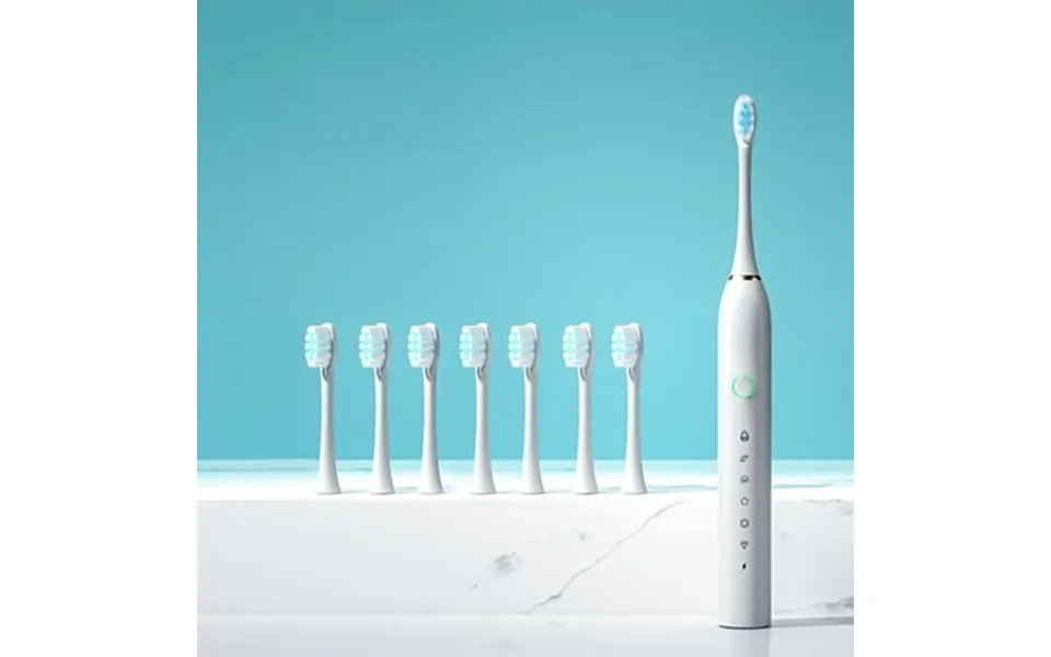 Rechargeable Sonic Electric Toothbrush With 8 Brush Heads Smart Rechargeable Electric Toothbrush Smart 6-speed Timer Ele