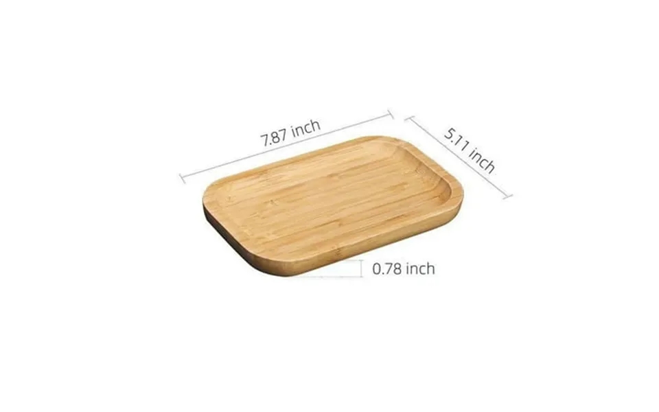 Rectangular Bamboo Serving Tray For Breakfast Parties Weddings Picnics 7