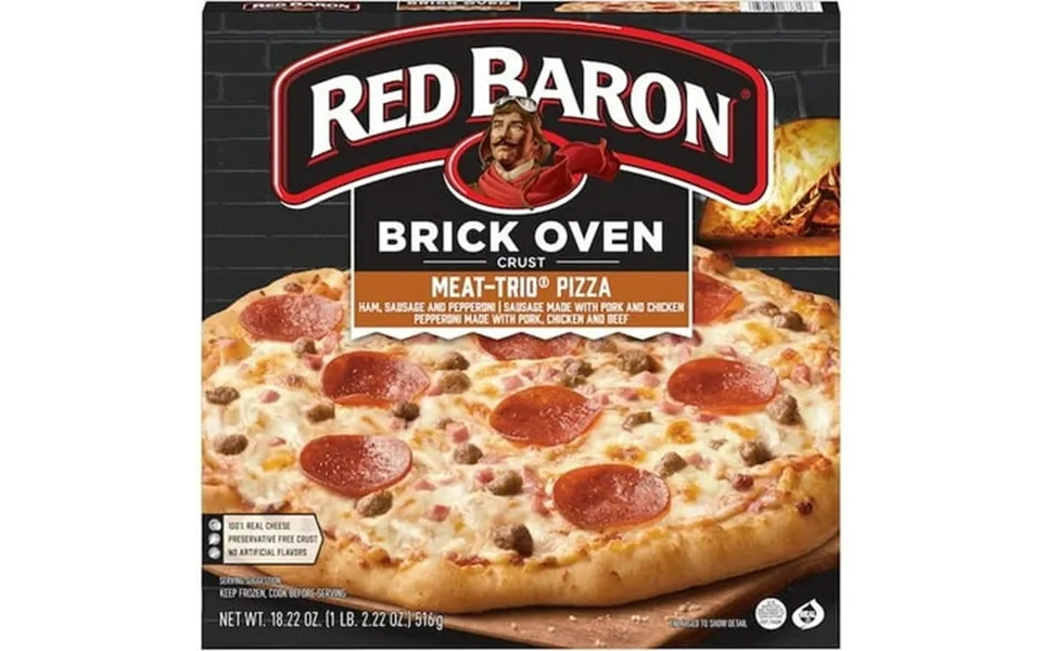 Red Baron Meat Trio Pizza 18.22 Ounce -- 16 Per Case