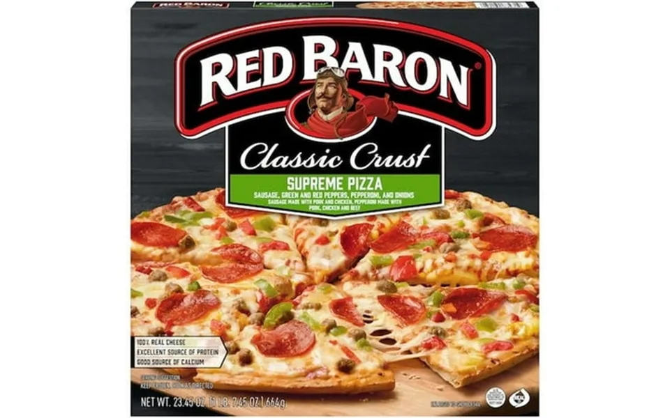 Red Baron Supreme Classic Crust Pizza 23.45 Ounce -- 16 Per Case