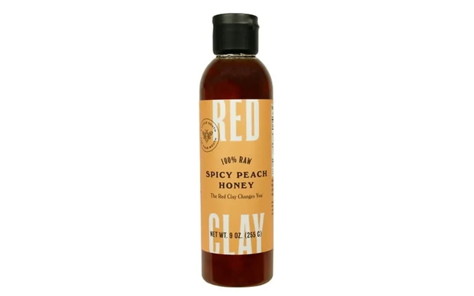 Red Clay Spicy Peach Honey Habanero Infused Sweet Heat Raw Gluten Free 9 Oz