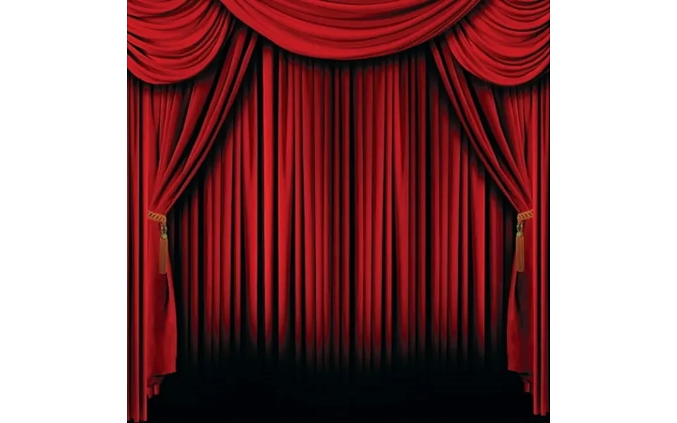 Red Curtain Backdrop Banner 2pc - 2 Pieces