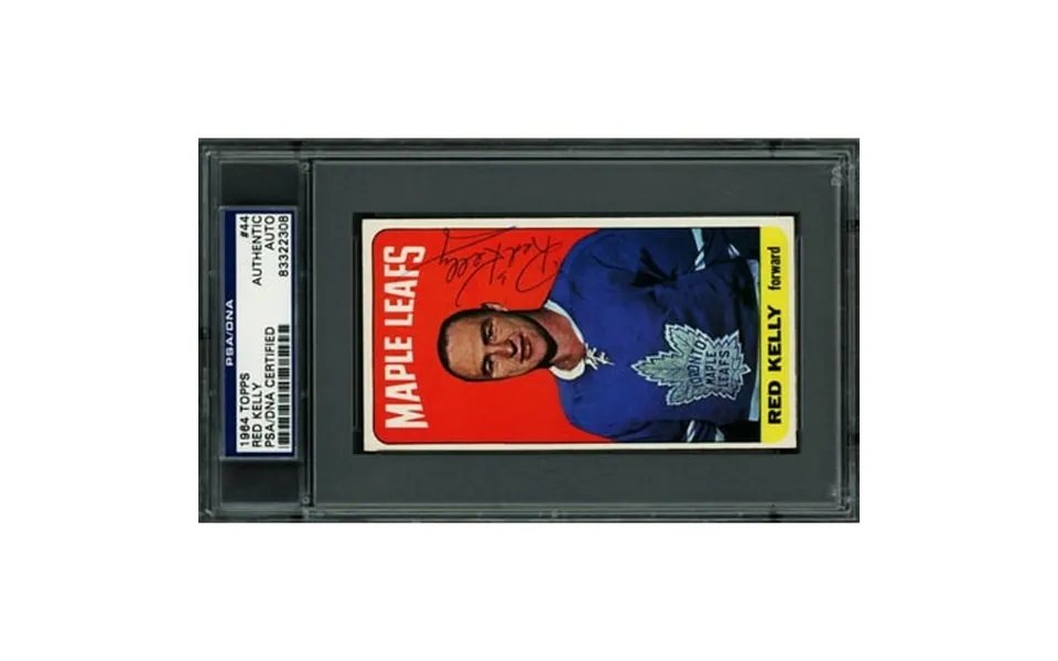 Red Kelly Autographed 1964 Topps Card 44 Toronto Maple Leafs Psa Dna 83322308