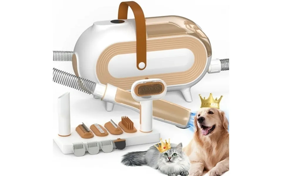 Redsasa Dog Hair Vacuum 7 In 1 Low Noise Pet Grooming Kit Cat Hair Trimmer 2l Large Capacity Dog Groom Vacuum Cleaners F