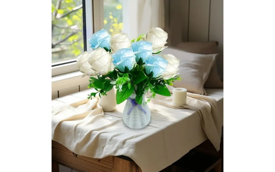 Reduced Price 6 - Head Mother S Day Rose Bouquets Large Simulation Flowers For Living & Dining Rooms Beautiful & Romanti