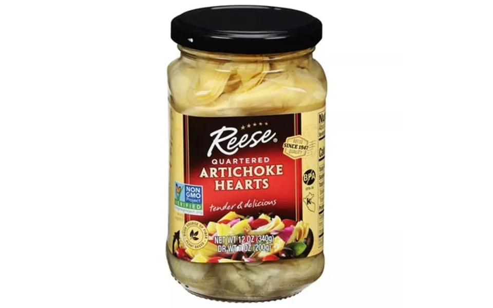 Reese Quartered Marinated Artichoke Hearts 12 Oz