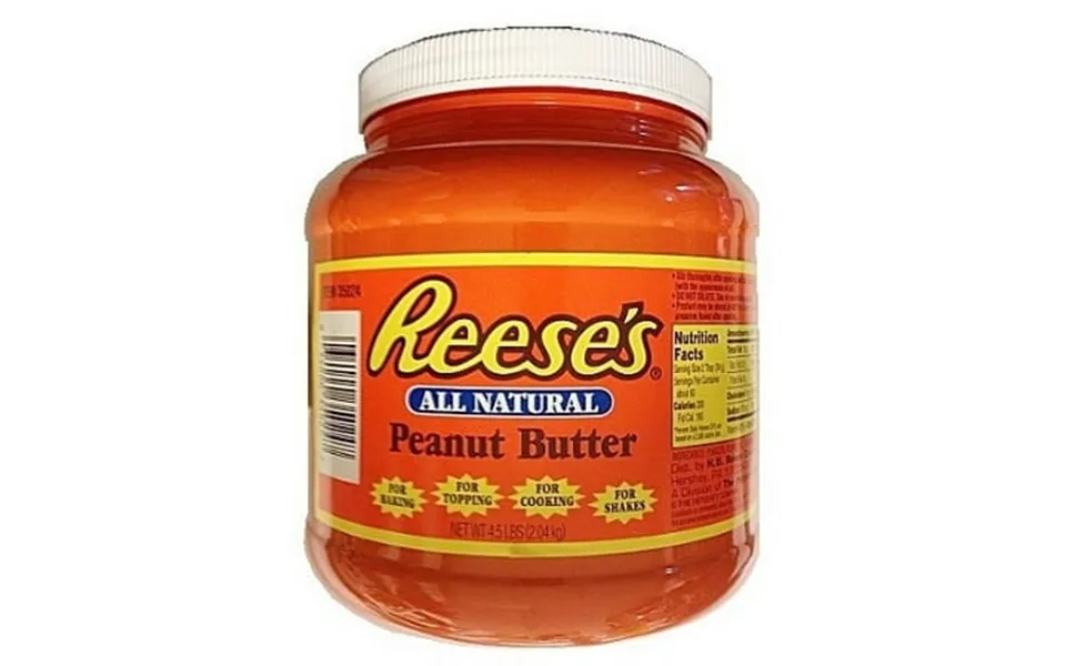Reese S All Natural Peanut Butter Topping Large 4.5 Lb Jar