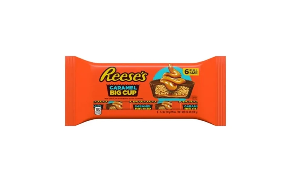 Reese S Big Cup Caramel Milk Chocolate Peanut Butter Cups Candy Packs 1