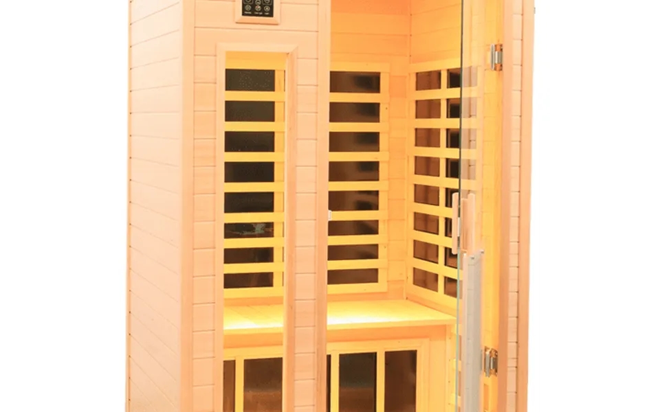 Relaxing And Detoxifying Cozy Hemlock Far Infrared Indoor Sauna Room For Two People