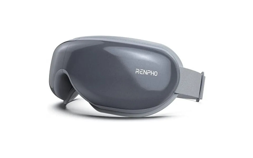 Renpho Eye Massager With Heat & Vibration 5 Massage Modes Bluetooth Music Adjustable Headband Usb Rechargeable - Gray