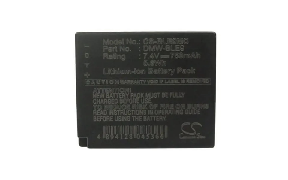 Replacement Battery For Panasonic 7.4v 750mah 5.6wh Camera Battery