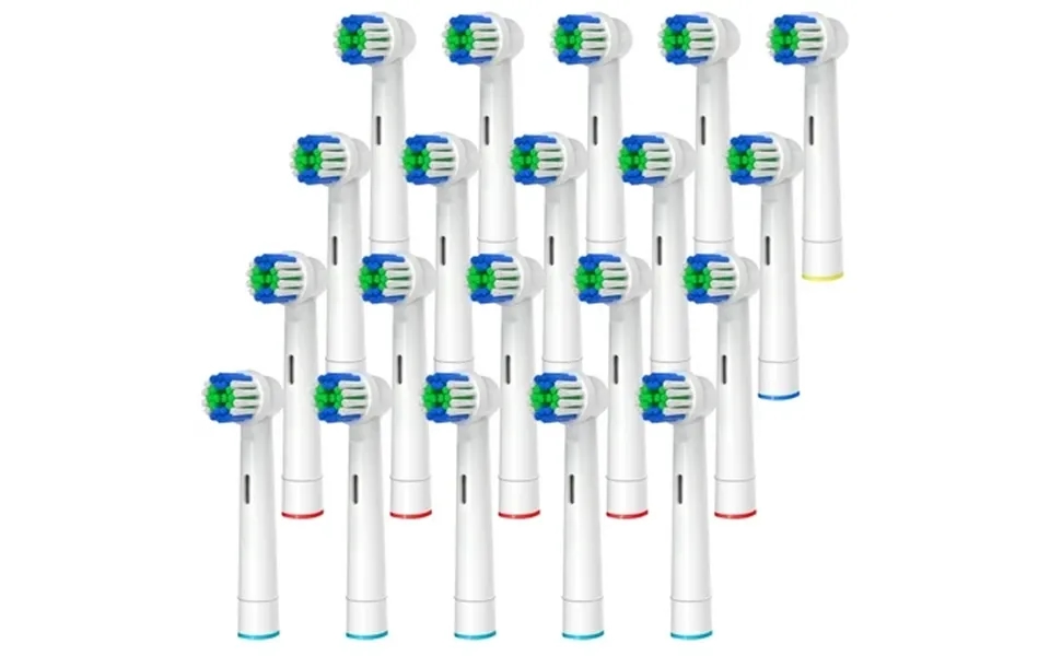 Replacement Toothbrush Heads Compatible With Oral-b Braun 20 Pcs Precision Clean Electric Toothbrush Heads Refill