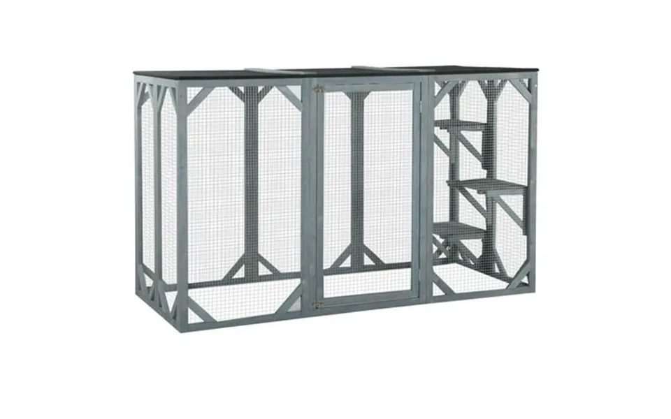 Resenkos Cat Cage Cat Crate Kennel Enclosure Playpen 71 X 32 X 44 Large Wooden Outdoor Cat Enclosure Catio Cage With 3 P