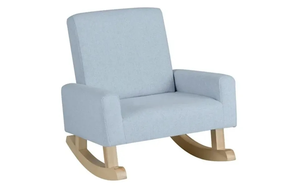 Resenkos Kids Rocking Chair With Solid Wood Legs-blue Kids Chairs For Kids